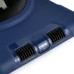 New Fashion 360 Degree Rotating Plastic Stand Defender Case With Touch Screen Film Hand Belt For iPad Mini 4 - Dark Blue