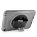 New Fashion 360 Degree Rotating Plastic Stand Defender Case With Touch Screen Film Hand Belt For iPad Mini 4 - Gray