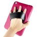 New Fashion 360 Degree Rotating Plastic Stand Defender Case With Touch Screen Film Hand Belt For iPad Mini 4 - Magenta