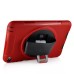 New Fashion 360 Degree Rotating Plastic Stand Defender Case With Touch Screen Film Hand Belt For iPad Mini 4 - Red