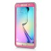 New Fashion Belt Clip Holster Shell PC Hard Back Case Cover  For Samsung Galaxy S6 Edge Plus - Magenta