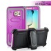 New Fashion Belt Clip Holster Shell PC Hard Back Case Cover  For Samsung Galaxy S6 Edge Plus - Purple