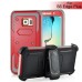 New Fashion Belt Clip Holster Shell PC Hard Back Case Cover  For Samsung Galaxy S6 Edge Plus - Red