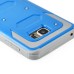 New Fashion Belt Clip Holster Shell PC Hard Back Case Cover With Touch Through Screen Protector For Samsung Galaxy Note 5 - Blue