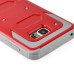 New Fashion Belt Clip Holster Shell PC Hard Back Case Cover With Touch Through Screen Protector For Samsung Galaxy Note 5 - Red