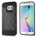 New Fashion Hybrid PC And TPU Protective Back Case Cover For Samsung Galaxy S6 Edge - Black