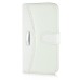 New Fashion Lichi And Crazy Horse Pattern Magnetic PU Leather Flip Stand Card Slots Case For Samsung Galaxy S6 Edge - White