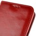 New Fashion Magnetic PU Leather Flip Stand Wallet Slots Case For Samsung Galaxy S6 Edge - Red