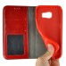 New Fashion Magnetic PU Leather Flip Stand Wallet Slots Case For Samsung Galaxy S6 Edge - Red