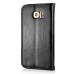 New Fashion Magnetic PU Leather Flip Stand Wallet Slots Case For Samsung Galaxy S6 G920 - Black