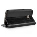 New Fashion Magnetic PU Leather Flip Stand Wallet Slots Case For Samsung Galaxy S6 G920 - Black