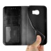 New Fashion Magnetic PU Leather Flip Stand Wallet Slots Case For Samsung Galaxy S6 G920 - Black