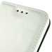 New Fashion Magnetic PU Leather Flip Stand Wallet Slots Case For Samsung Galaxy S6 G920 - White