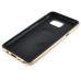 New Fashion VERUS PC Frame And TPU Anti-Skid Protective Back Case Cover For Samsung Galaxy Note 5 - Gold