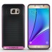 New Fashion VERUS PC Frame And TPU Anti-Skid Protective Back Case Cover For Samsung Galaxy Note 5 - Pink