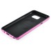 New Fashion VERUS PC Frame And TPU Anti-Skid Protective Back Case Cover For Samsung Galaxy Note 5 - Pink