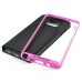 New Fashion VERUS PC Frame And TPU Anti-Skid Protective Back Case Cover For Samsung Galaxy Note 5 - Pink