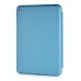 New Thin Smart Cover PU Leather Case Stand For Apple iPad Mini 4 - Light Blue