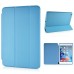 New Thin Smart Cover PU Leather Case Stand For Apple iPad Mini 4 - Light Blue