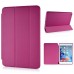 New Thin Smart Cover PU Leather Case Stand For Apple iPad Mini 4 - Magenta