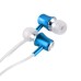 New Trendy U-08 In-Ear Magnetic Headphone With Microphone For Smart Phones - Blue