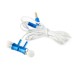 New Trendy U-08 In-Ear Magnetic Headphone With Microphone For Smart Phones - Blue