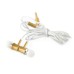 New Trendy U-08 In-Ear Magnetic Headphone With Microphone For Smart Phones - Gold