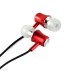 New Trendy U-08 In-Ear Magnetic Headphone With Microphone For Smart Phones - Red