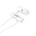 New Trendy U-08 In-Ear Magnetic Headphone With Microphone For Smart Phones - White