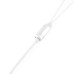 New Trendy U-08 In-Ear Magnetic Headphone With Microphone For Smart Phones - White