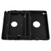 Newest Heavy Duty Shockproof Rugged Armor Hybrid Plastic And Silicone Defender Case Back Cover For iPad Mini 4 - Black