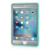 Newest Heavy Duty Shockproof Rugged Armor Hybrid Plastic And Silicone Defender Case Back Cover For iPad Mini 4 - Green And Grey