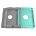 Newest Heavy Duty Shockproof Rugged Armor Hybrid Plastic And Silicone Defender Case Back Cover For iPad Mini 4 - Green And Grey