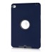 Newest Heavy Duty Shockproof Rugged Armor Hybrid Plastic And Silicone Defender Case Back Cover For iPad Mini 4 - Midnight Blue And Grey