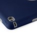 Newest Heavy Duty Shockproof Rugged Armor Hybrid Plastic And Silicone Defender Case Back Cover For iPad Mini 4 - Midnight Blue And Grey