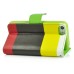 Newest Multicolored Magnetic Wallet Folio PU Leather Stand Case With Card Slots And Strap For iPhone 5C