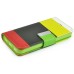 Newest Multicolored Magnetic Wallet Folio PU Leather Stand Case With Card Slots And Strap For iPhone 5C