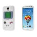 Nintendo Game Boy Pattern 3D Silicone Case For Samsung Galaxy S4 i9500 - White