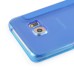 Noble Transparent Back And View Window Folio Leather Case For Samsung Galaxy S6 Edge Plus - Blue