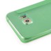 Noble Transparent Back And View Window Folio Leather Case For Samsung Galaxy S6 Edge Plus - Green