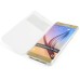 Noble Transparent Back And View Window Folio Leather Case For Samsung Galaxy S6 Edge Plus - White