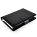 Notebook PU Leather Smart Folio Magnetic Wallet Case Cover With Card Holder For Apple iPad Mini 1 / 2 /3 - Black