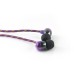 Nylon In-Ear Headphone with Microphone - Purple