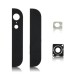 OEM Back Cover Glasses Camera Flash And Camera Lens Replacement Parts For iPhone 5 - Black