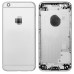 OEM Metal Rear Housing Back Cover With Apple Logo For iPhone 6s(Without Words) - White