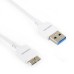 OEM Micro 3.0 USB Sync Charging Cable for Samsung Galaxy S5 / Note 3 - White