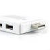 OTG Micro USB 2.0 HUB Combo Card Reader for Smart Phone & Computer  - White