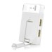 OTG Micro USB 2.0 HUB Combo Card Reader for Smart Phone & Computer  - White