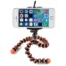 Octopus Flexible Tripod Stand Holder for Smartphone - Orange