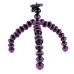 Octopus Flexible Tripod Stand Holder for Smartphone - Purple